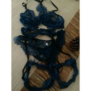 Cute Blue Lingerie